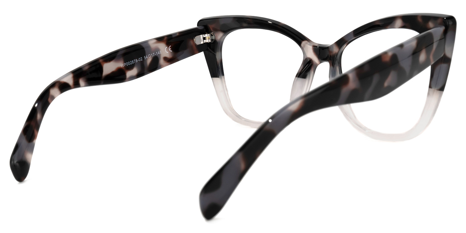 Royster Cateye White Glasses | ZEELOOL UK3
