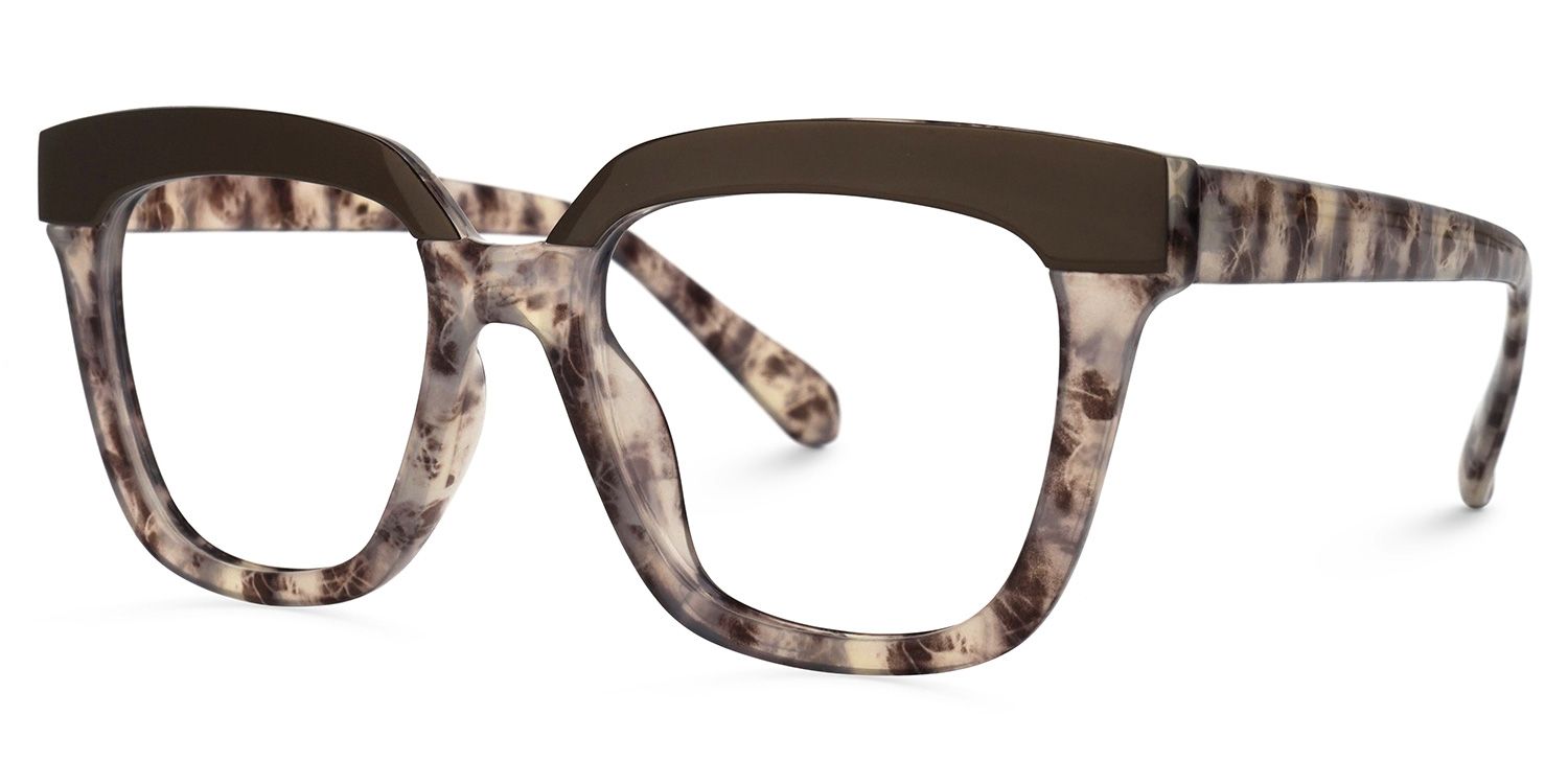 Cecelia Square Floral Glasses | ZEELOOL UK1