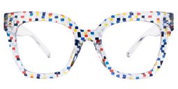 Malcolm Square Colorful Glasses0