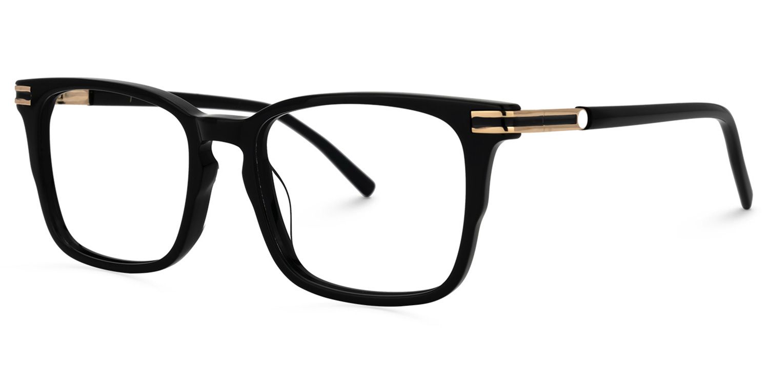 Kornelia Square Black Glasses | ZEELOOL UK1