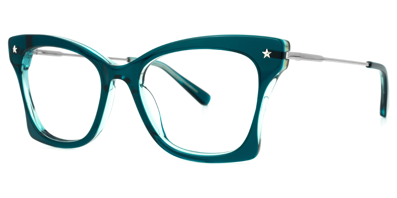 Tameron Butterfly Peacock-Blue Glasses | ZEELOOL UK1