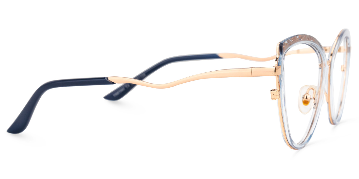 Arceiba Cateye Light-Gold Glasses | ZEELOOL UK2