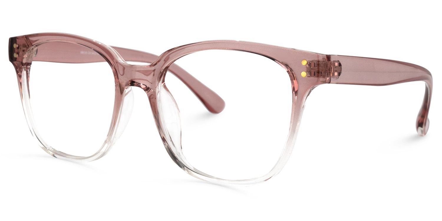 Aenid Square Pink Glasses | ZEELOOL UK1