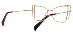 Tapacia Geometric Red Glasses3
