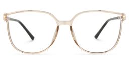 Annalisa Square Beige Glasses0