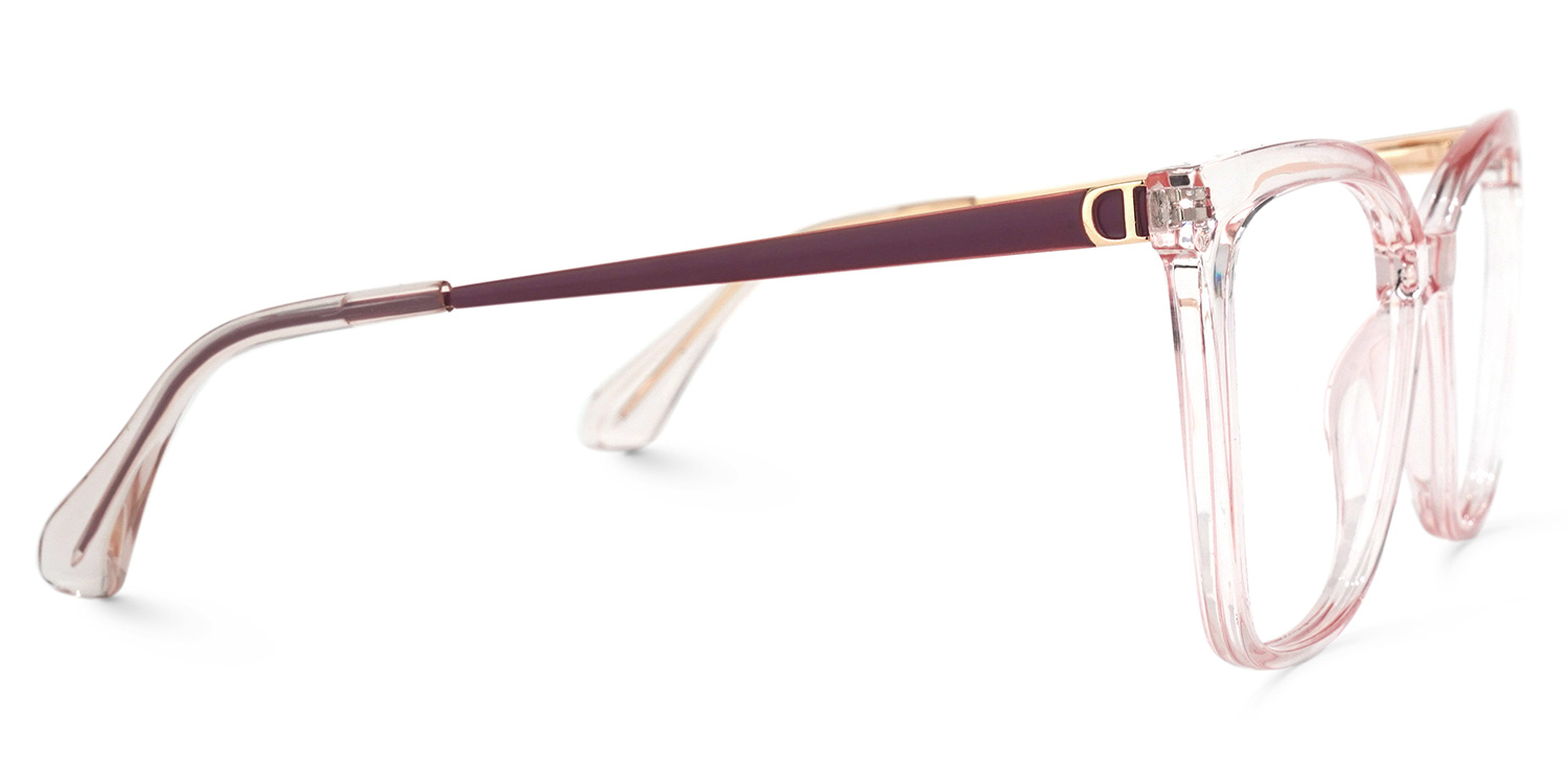 Roanoke Cateye Pink Glasses | ZEELOOL UK2