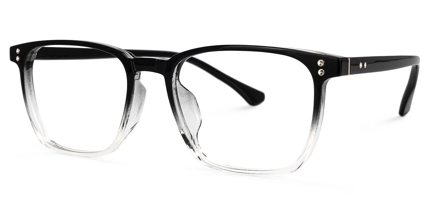 Martinez Square Black Glasses | Zeelool Glasses1