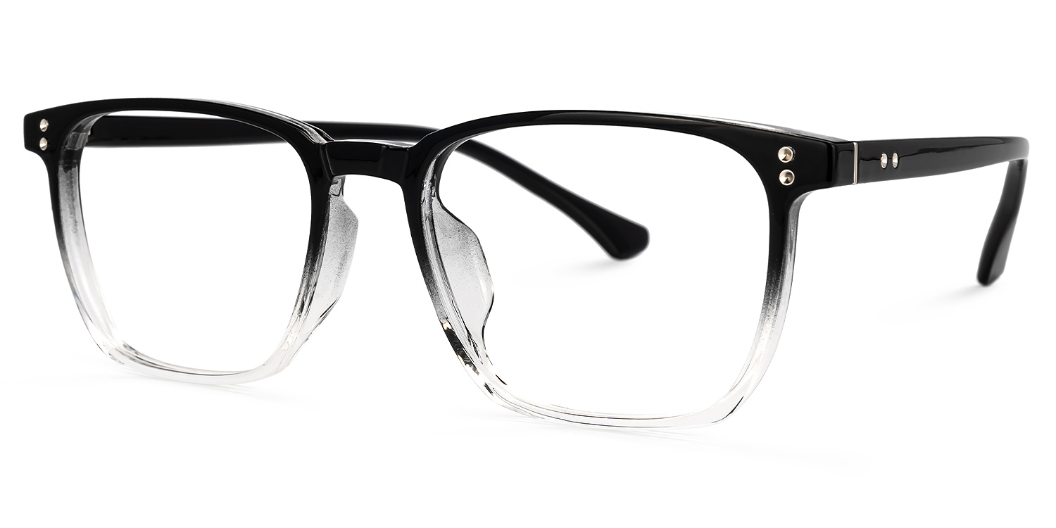 Martinez Square Black Glasses | ZEELOOL UK1