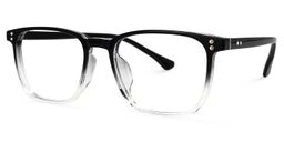 Martinez Black Square Glasses1