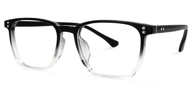 Martinez Black Square Glasses