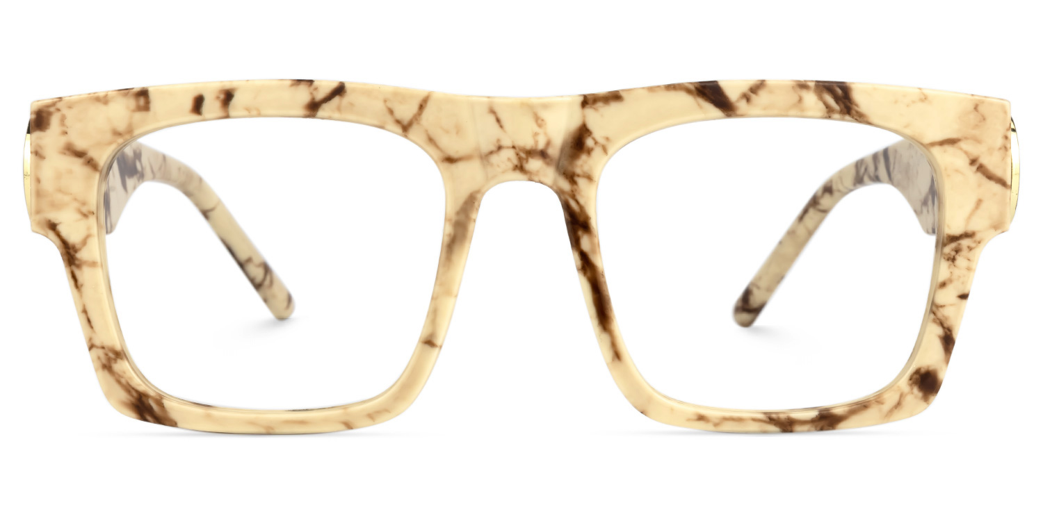 Suheil Square Beige Glasses | ZEELOOL UK0