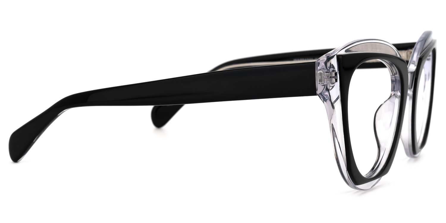 Karina Cateye Black Glasses | ZEELOOL UK2