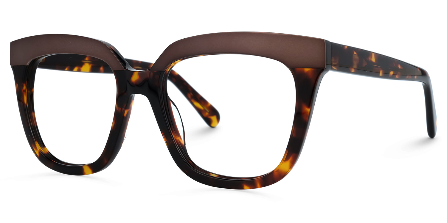 Milledge Square Tortoise Glasses | ZEELOOL UK1