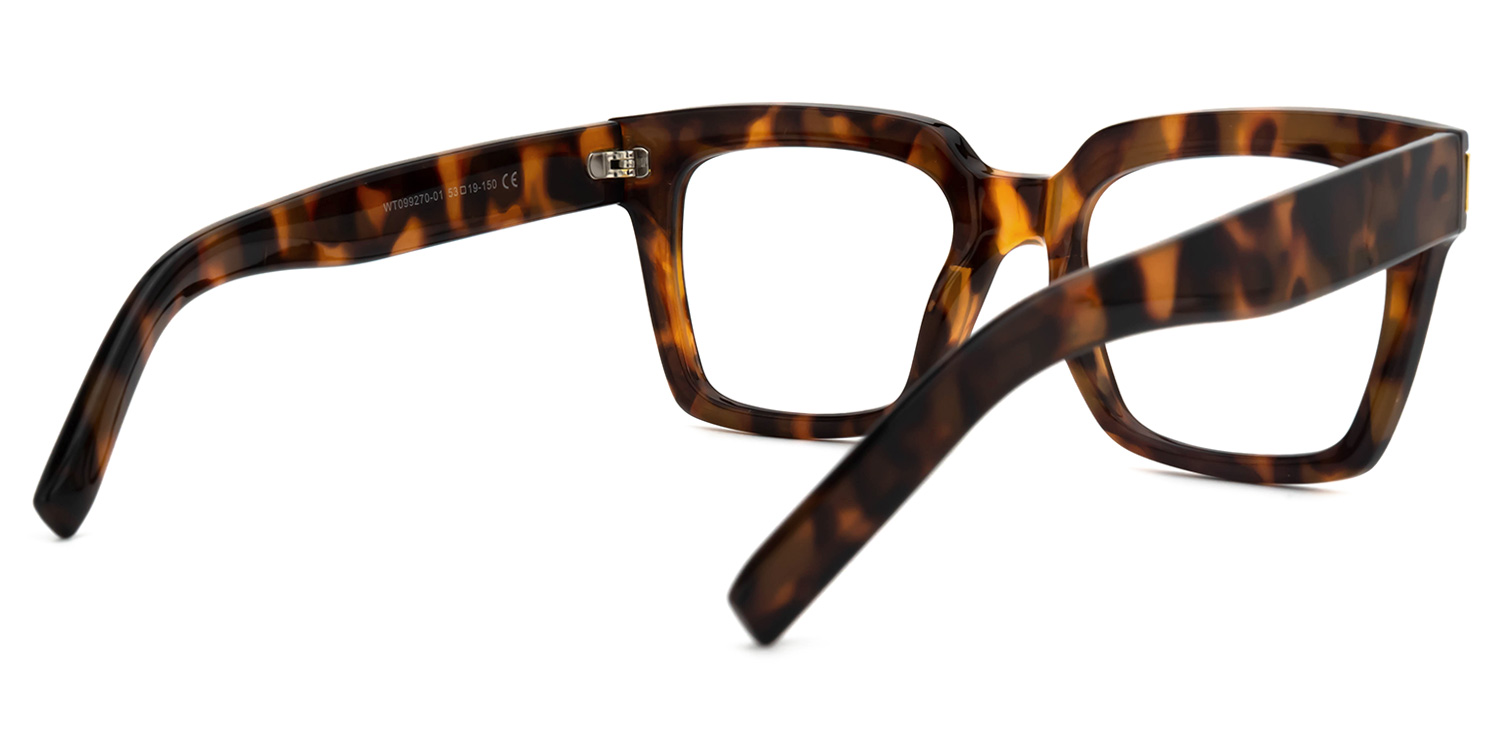 Johana Square Tortoise Glasses | ZEELOOL UK3