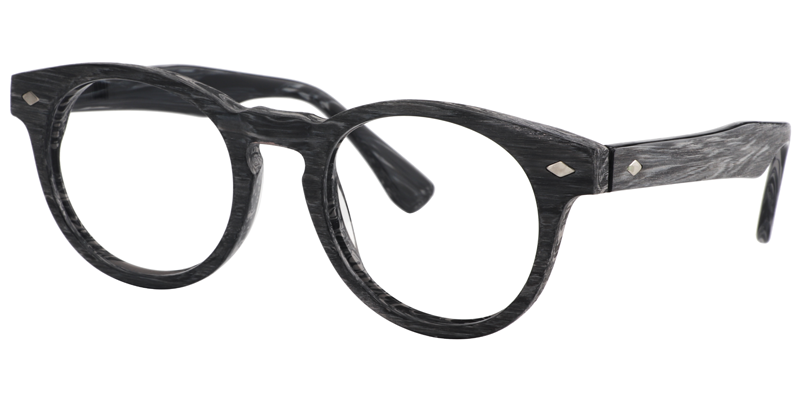 Patrick Round Gray Glasses | ZEELOOL UK2