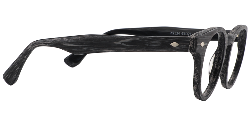 Patrick Round Gray Glasses | ZEELOOL UK4