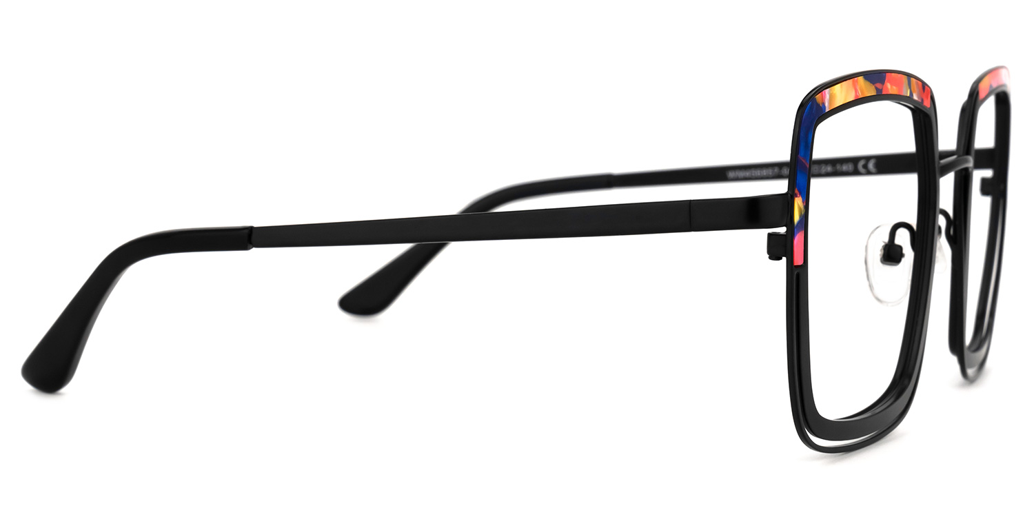 Polomsky Square Floral Glasses | ZEELOOL UK2