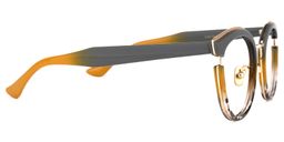 Laraine Cat Eye Gray Glasses2