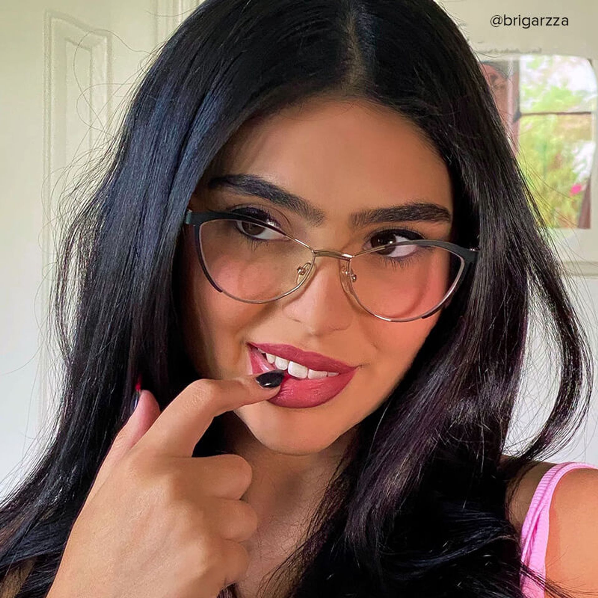 Sydney Cat Eye Metal  Black Frame Glasses | ZEELOOL UK10