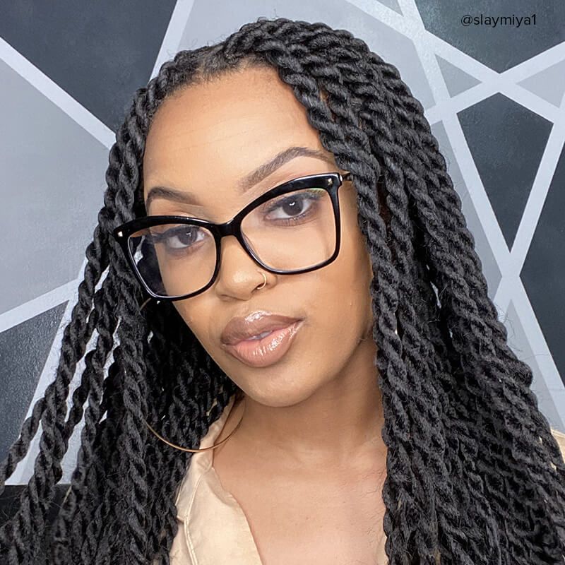 Isaebella Butterfly Black Frame Glasses | Zeelool10