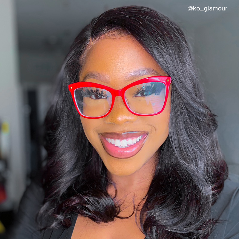 Isaebella Butterfly Red Glasses10