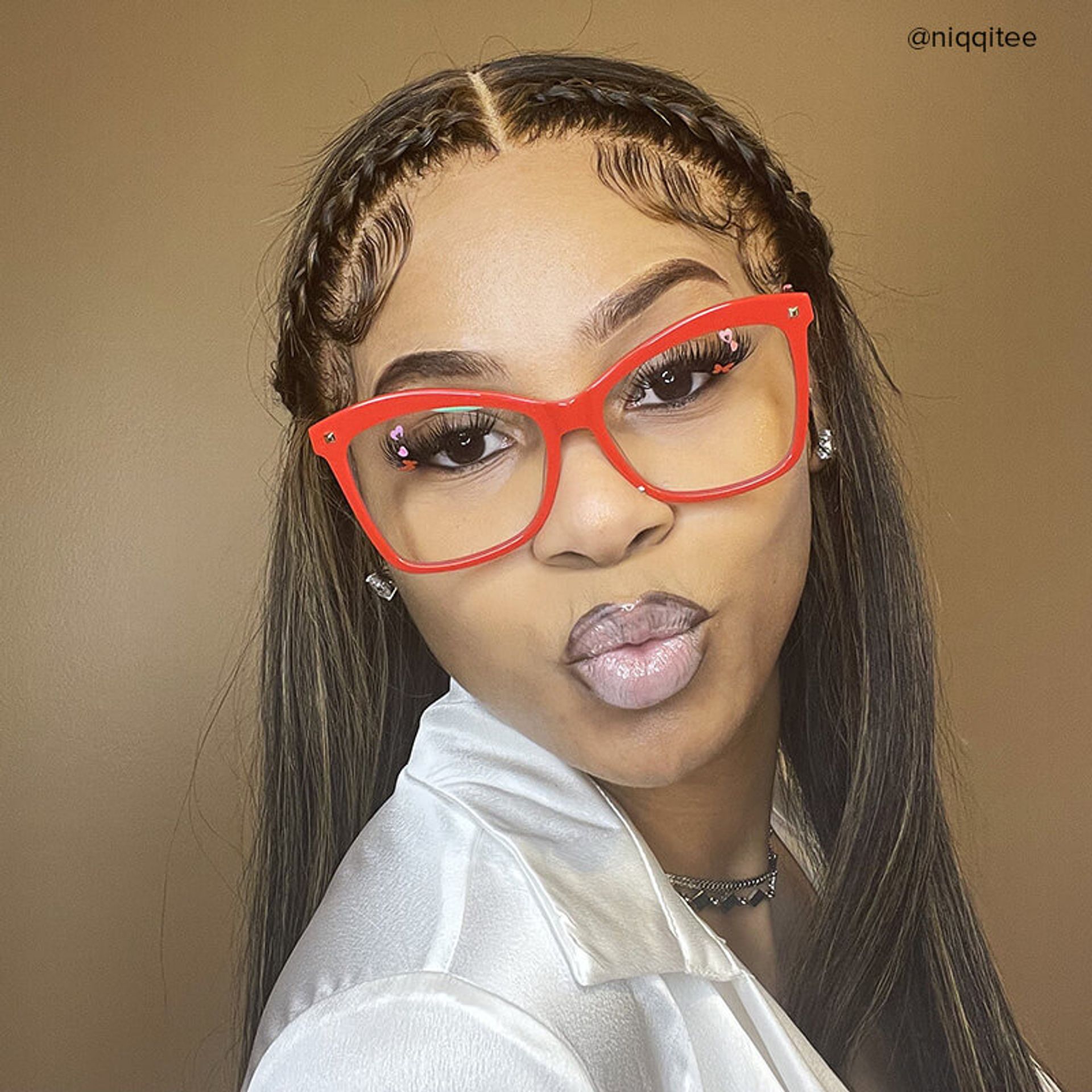 Isaebella Butterfly Red Eyeglasses and Thin Frames11