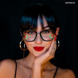 Tallulah Black Cat eye Glasses5