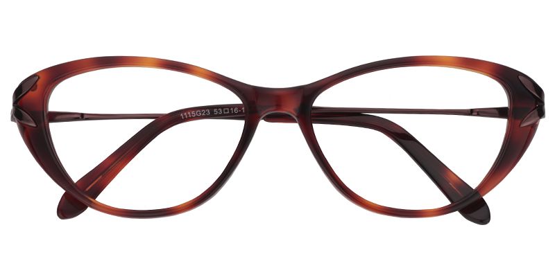 Bella Cat Eye Tortoise Glasses  | ZEELOOL UK1