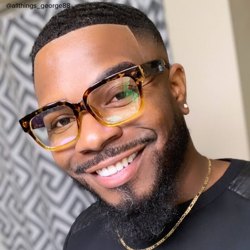 Colin Rectangle Tortoise Glasses | ZEELOOL UK7