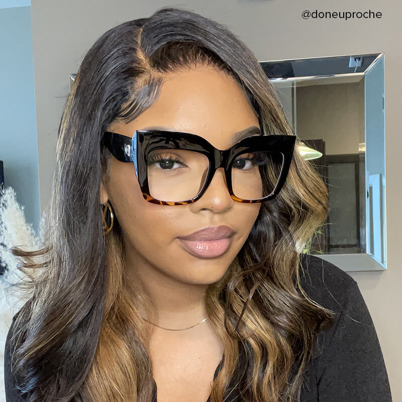 Alberta Cateye Tortoise Frame Glasses | ZEELOOL UK10