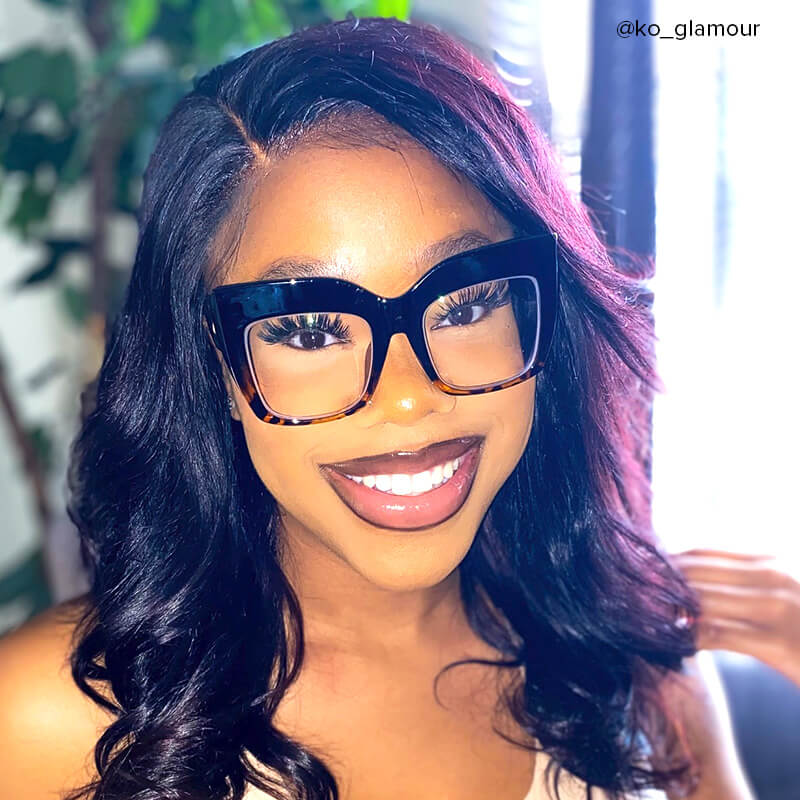Alberta Cateye Tortoise Frame Glasses | ZEELOOL UK11