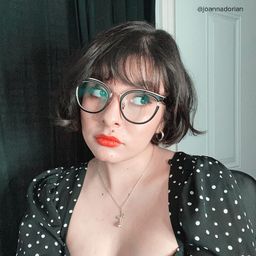 Laraine Cat Eye Black Glasses8