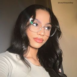 Hilary Butterfly Clear Glasses6