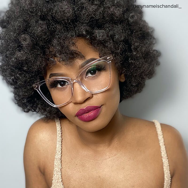 Hilary Butterfly Clear Frame Glasses | Zeelool10