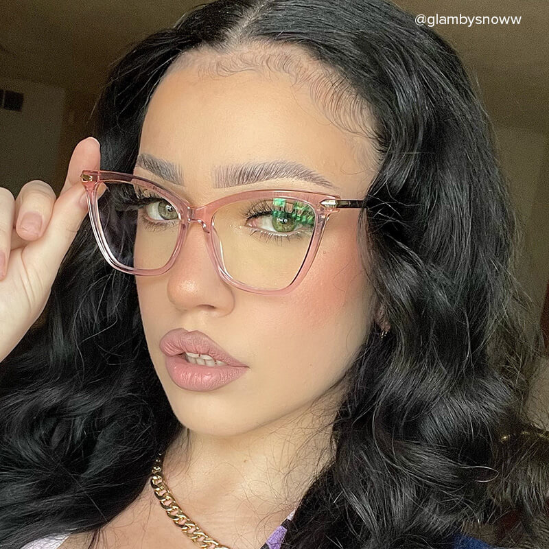 Hilary Butterfly Pink Glasses9