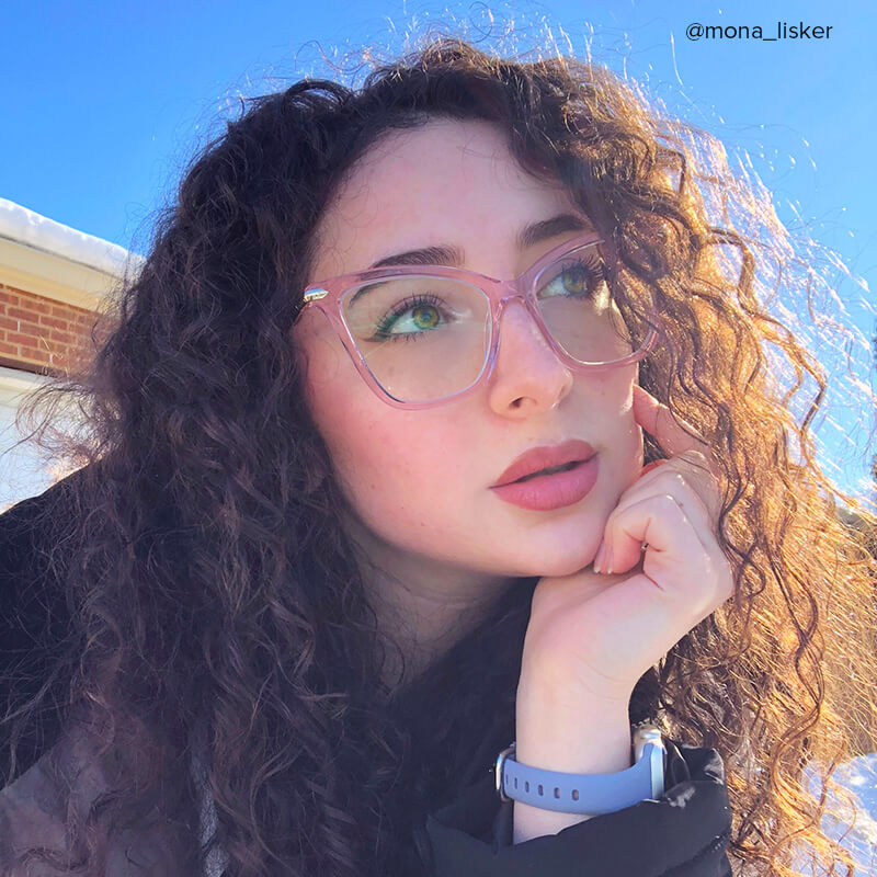 Hilary Butterfly Pink Glasses6