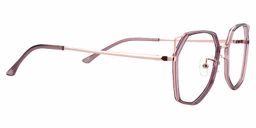 Aviva Geometric Light Purple Glasses5