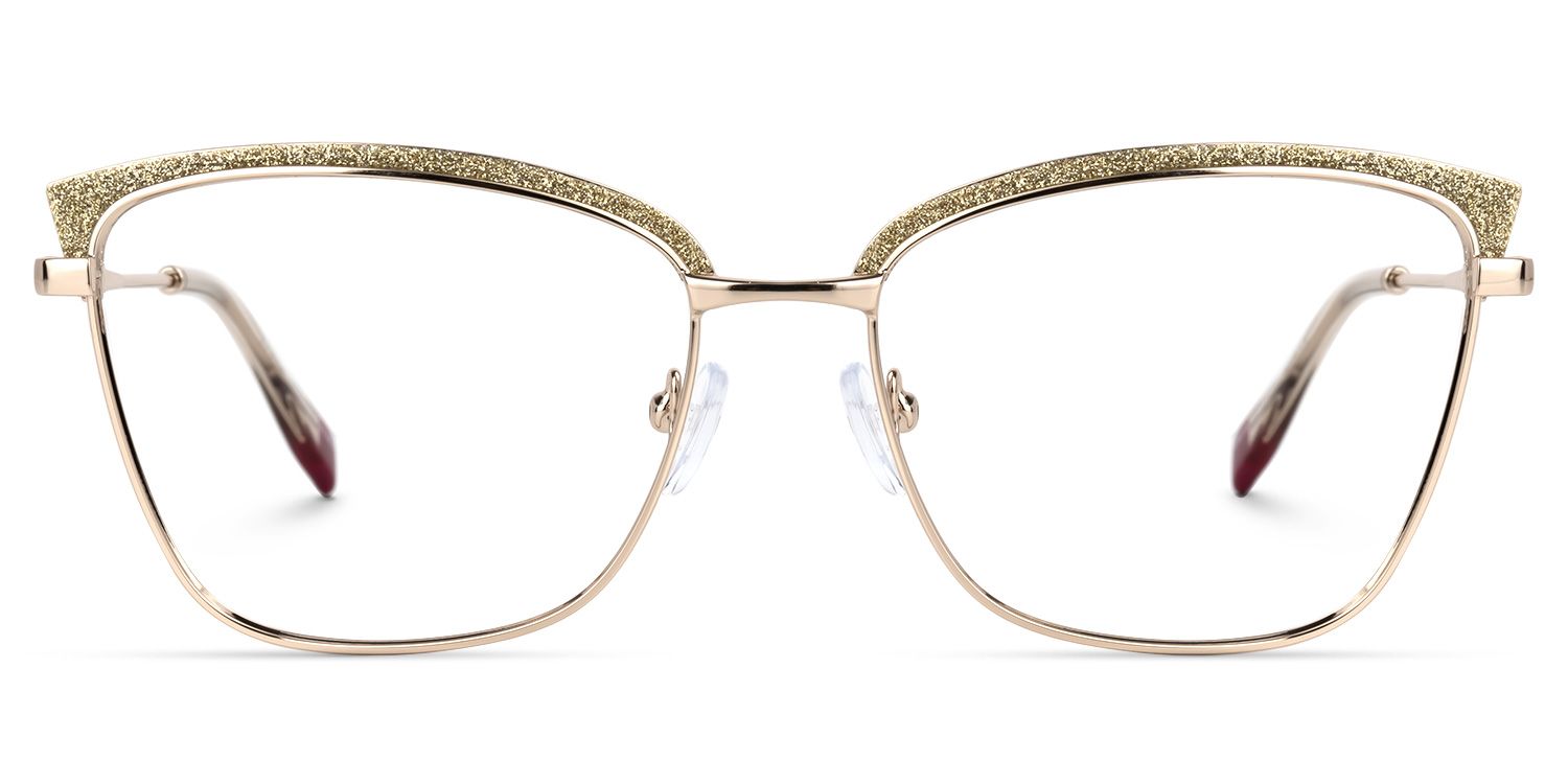 Myra Cateye Yellow Glasses | ZEELOOL UK0