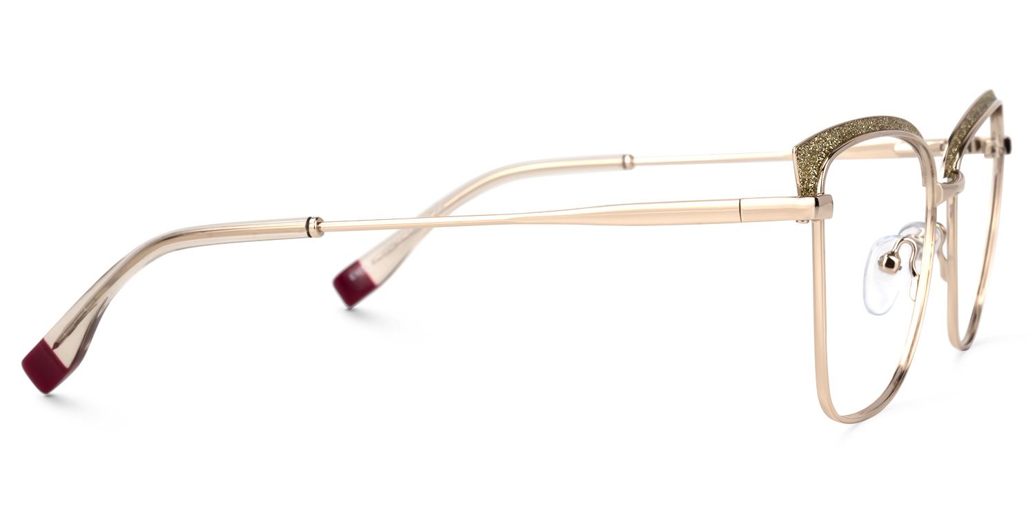 Myra Cateye Yellow Glasses | ZEELOOL UK2