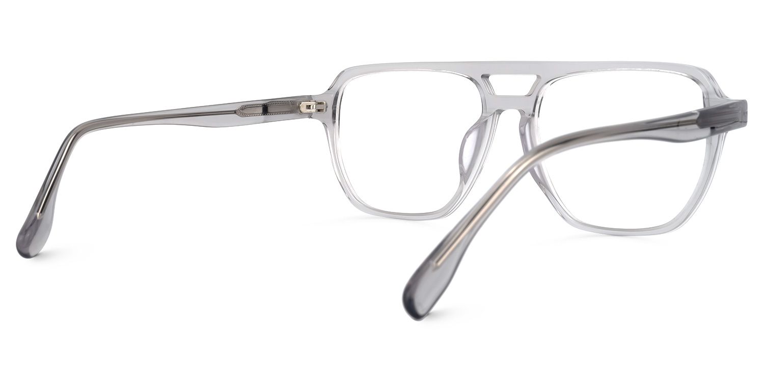 Desiree Square Gray Glasses | ZEELOOL UK3