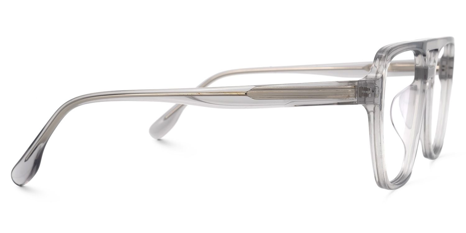 Desiree Square Gray Glasses | ZEELOOL UK2