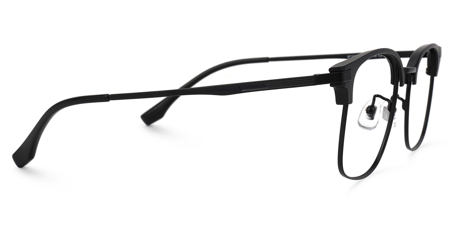 Turkessa Browline Black Glasses | ZEELOOL UK2
