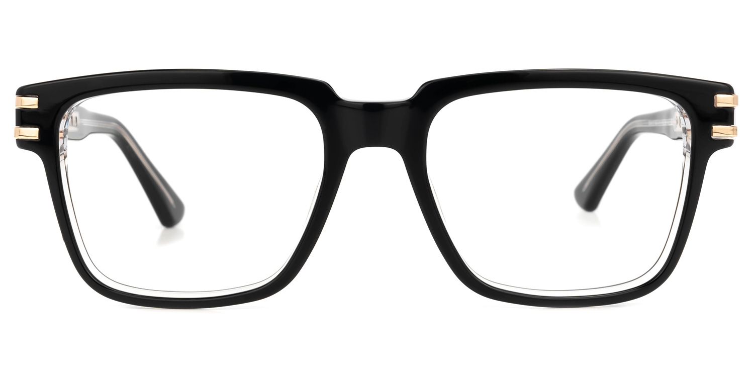 Jennie Square Black Glasses | ZEELOOL UK0