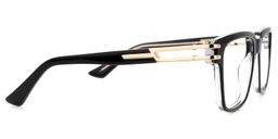 Jennie Square Black Glasses2