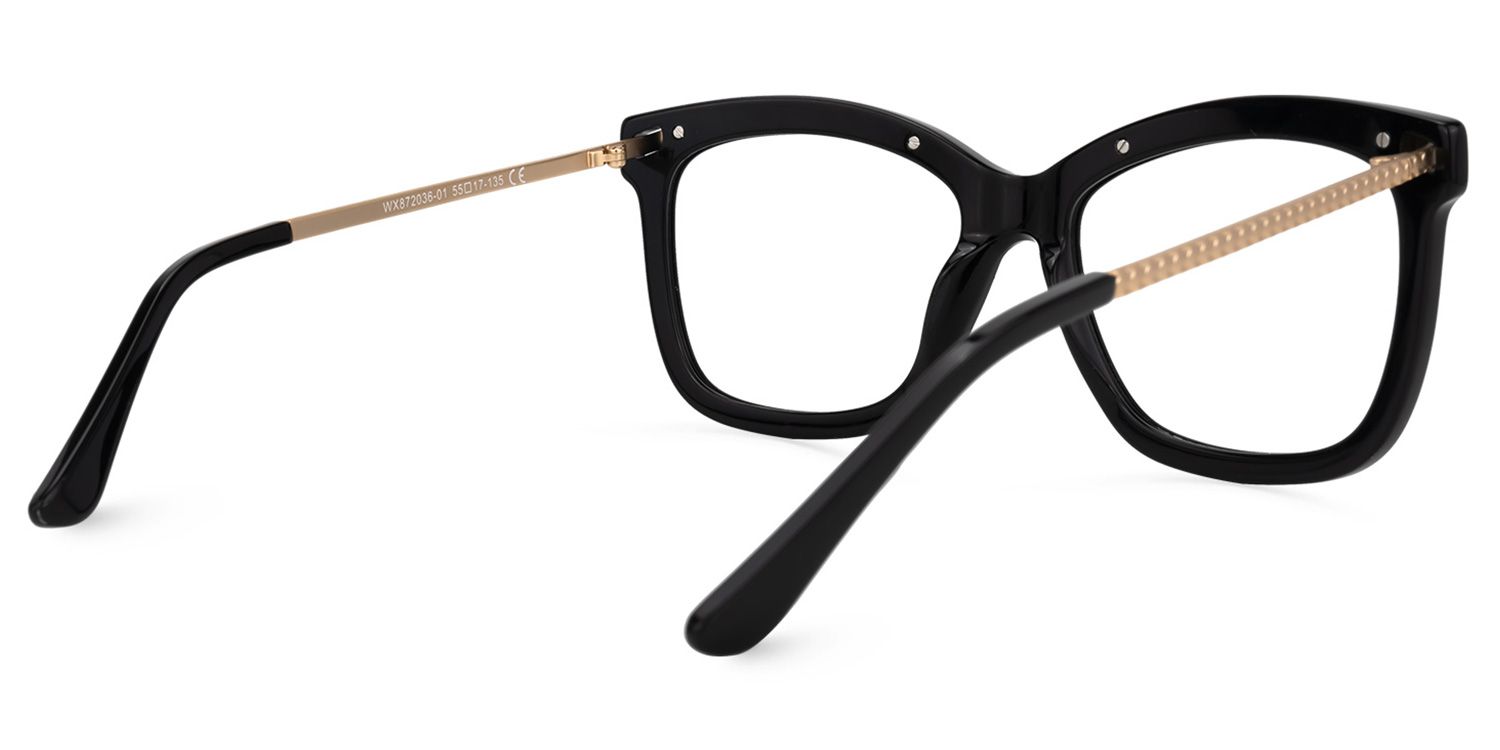 Pollard Cateye Black Glasses | ZEELOOL UK3