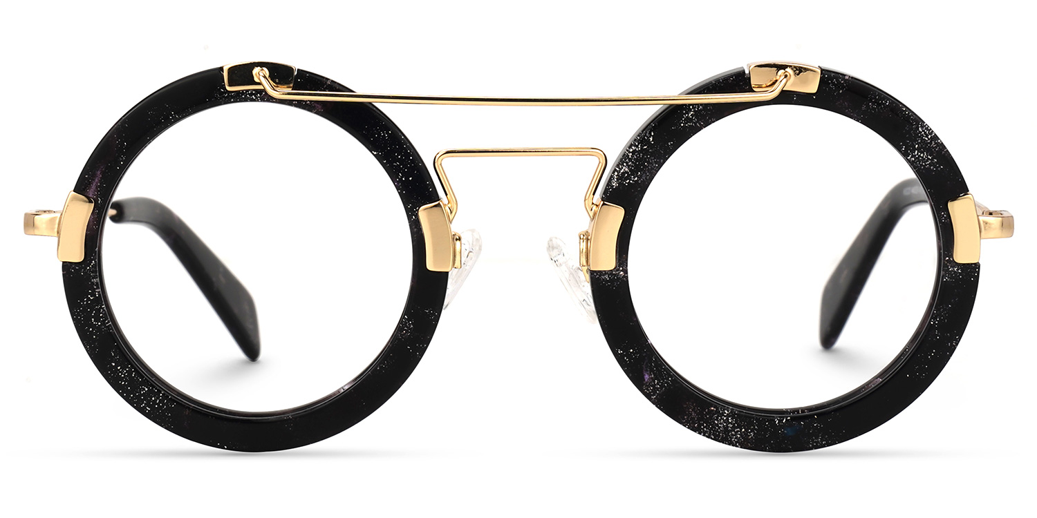 Talkami Round Black Glasses | ZEELOOL UK0