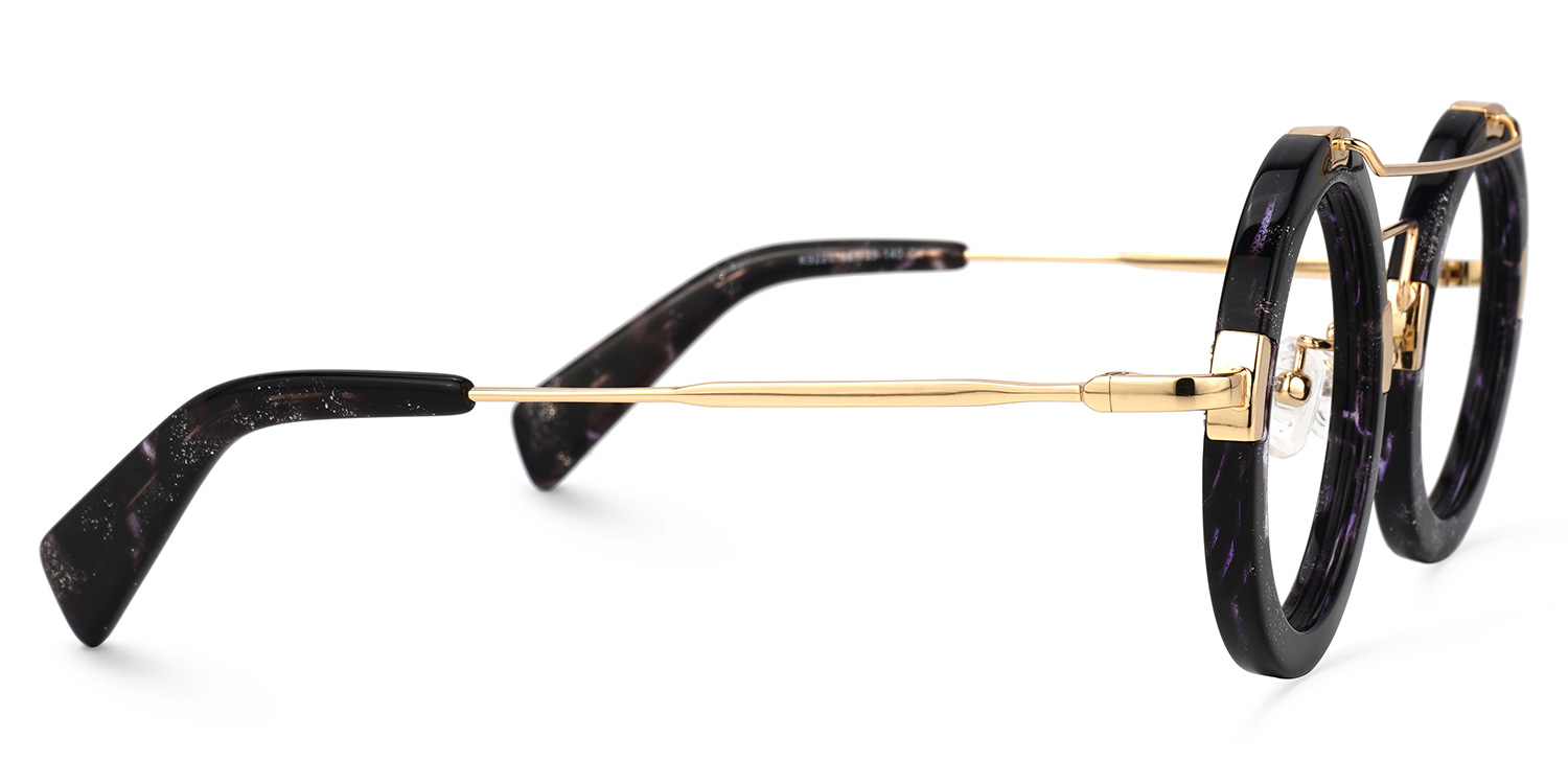 Talkami Round Black Glasses | ZEELOOL UK2