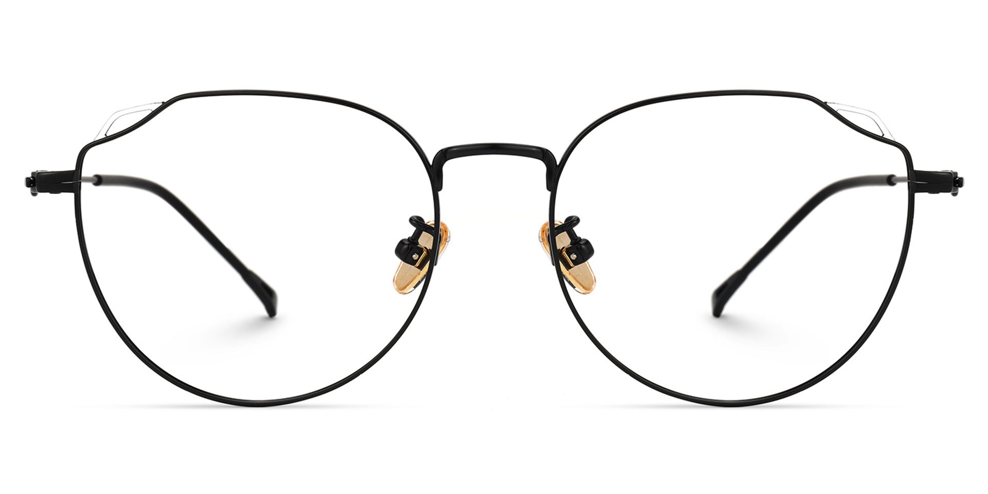 Strader Geometric Black Glasses | ZEELOOL UK0