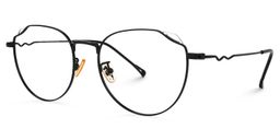 Strader Geometric Black Glasses1