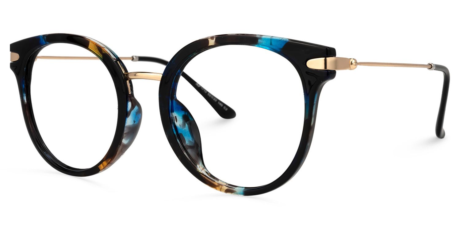 Kalinda Round Floral Glasses | ZEELOOL UK1